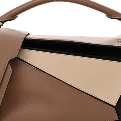 Loewe Calfskin Small Puzzle Bag Sand Hazelnut Ash 8 of 16