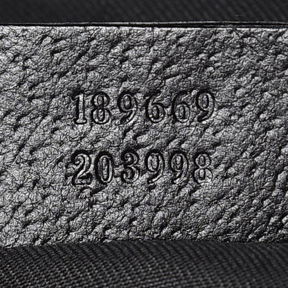 Gucci GG Monogram Medium Web Handle Vertical Tote Black 9 of 9