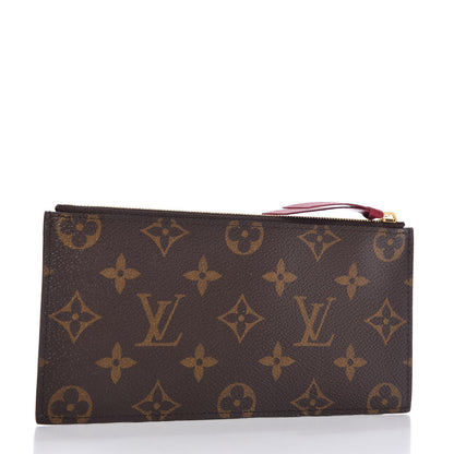 Louis Vuitton Monogram Felicie Chain Wallet Zippered Insert 3 of 8