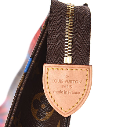 Louis Vuitton Monogram Jungle Dots Toiletry Pouch 26 Coquelicot Denim 6 of 12