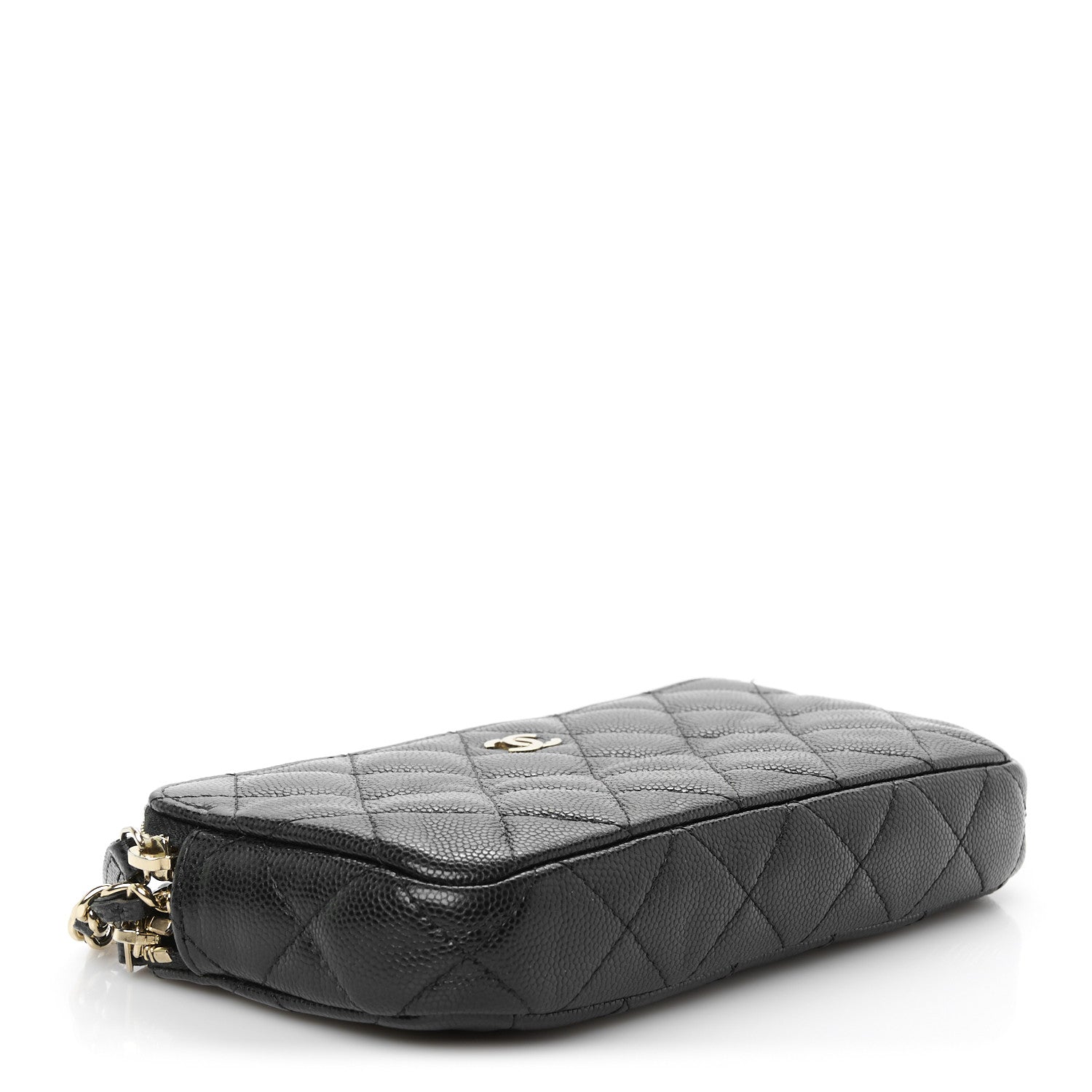 Chanel Caviar Quilted Small Clutch With Chain Black 4 of 12