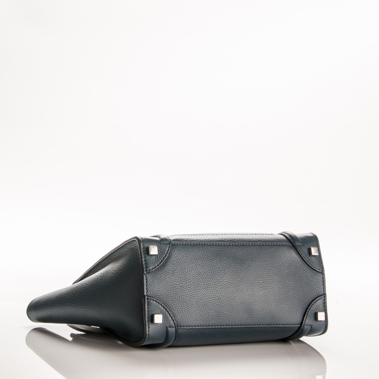Drummed Calfskin Micro Luggage Orage