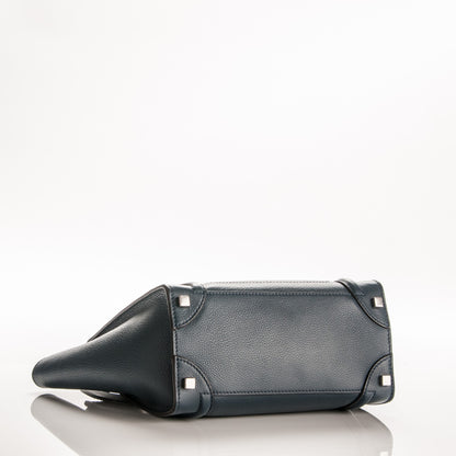 Celine Drummed Calfskin Micro Luggage Orage 4 of 7