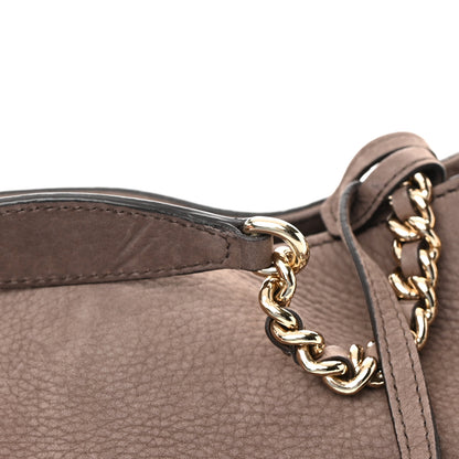 Gucci Vitello Range Medium Soho Chain Shoulder Bag Grey Field 16 of 17