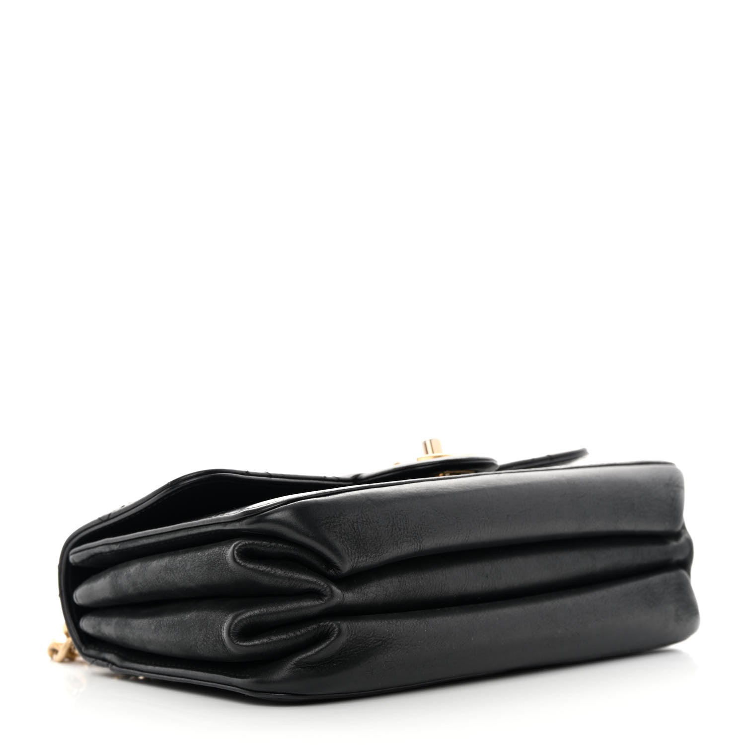 Chanel Iridescent Calfskin Quilted Small Straight Lined Flap Black 4 of 15