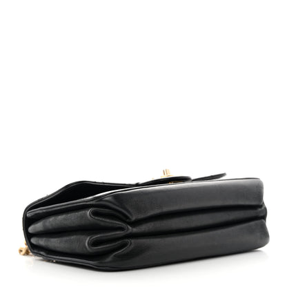 Chanel Iridescent Calfskin Quilted Small Straight Lined Flap Black 4 of 15