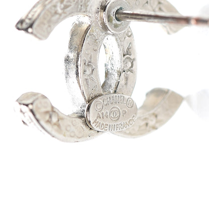 Chanel Crystal CC Earrings Silver 4 of 4