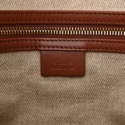 Chloe Calfskin Judy East West Tote Brown 6 of 10