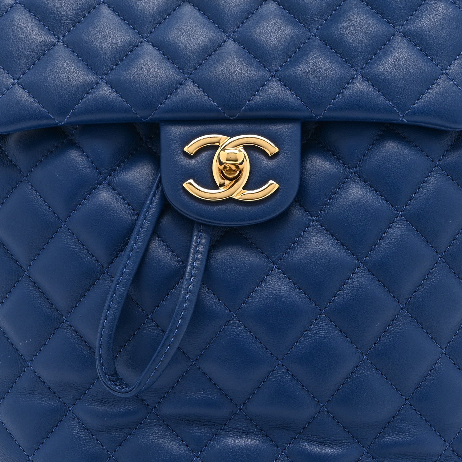Chanel Lambskin Quilted Small Urban Spirit Backpack Blue 8 of 11