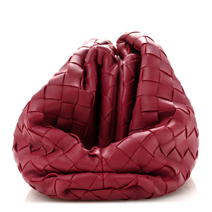 Bottega Veneta Nappa Maxi Intrecciato The Pouch Oversized Clutch Amaranto 10 of 11