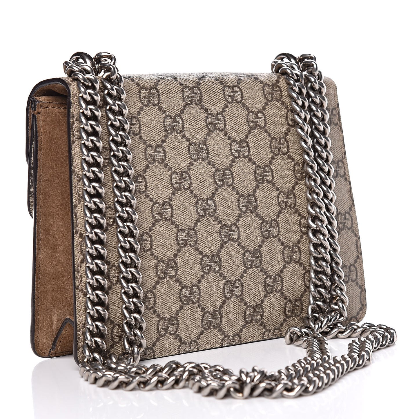 GG Supreme Monogram Mini Dionysus Shoulder Bag Taupe