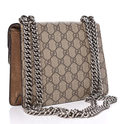 Gucci GG Supreme Monogram Mini Dionysus Shoulder Bag Taupe 3 of 12