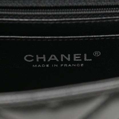 Chanel Lambskin Chevron Quilted Mini Rectangular Flap So Black 6 of 12