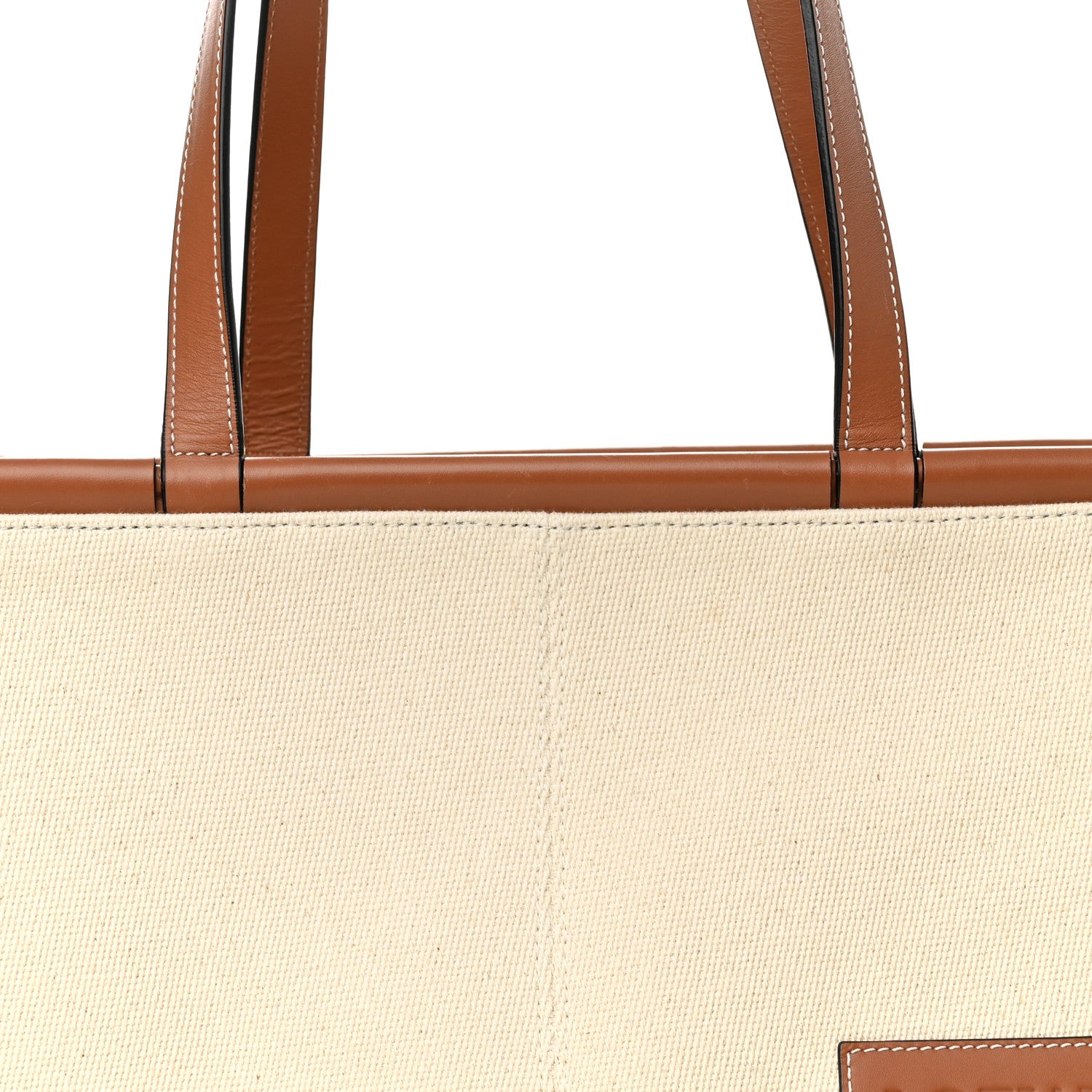 Loewe Canvas Calfskin Small Cushion Tote Beige 8 of 17
