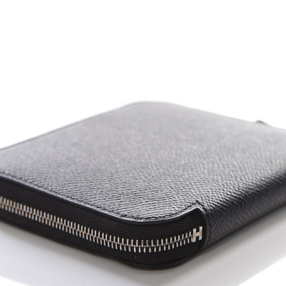 Hermes Epsom Silk'in Compact Wallet Black 5 of 8