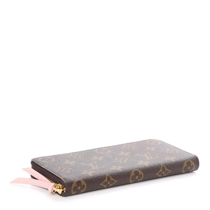 Louis Vuitton Monogram Clemence Wallet Rose Ballerine 4 of 7