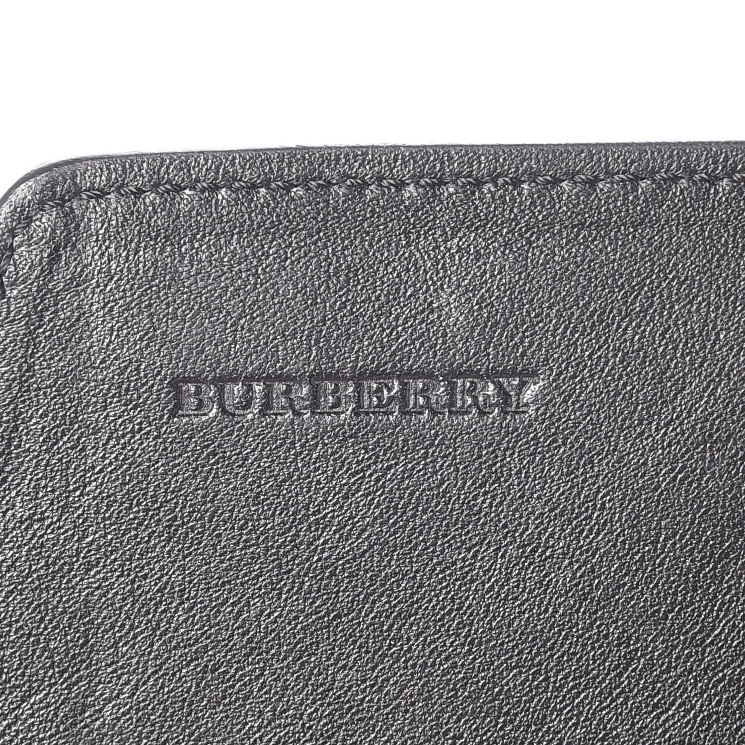 Burberry Metallic Calfskin Envelope Clutch Red 8 of 9