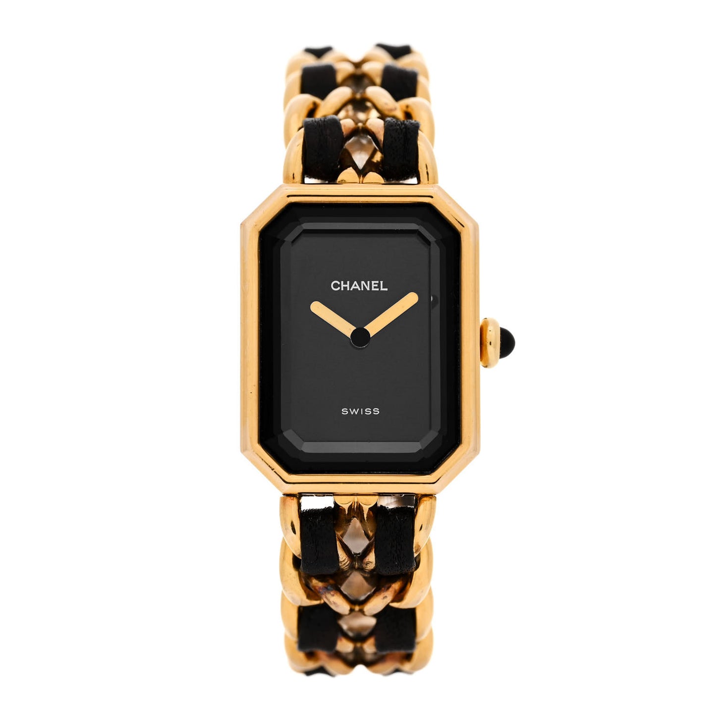Stainless Steel Lambskin 20mm Chain Premiere Quartz Watch Gold M