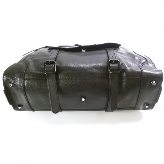 Leather Large Tracy Tote Black