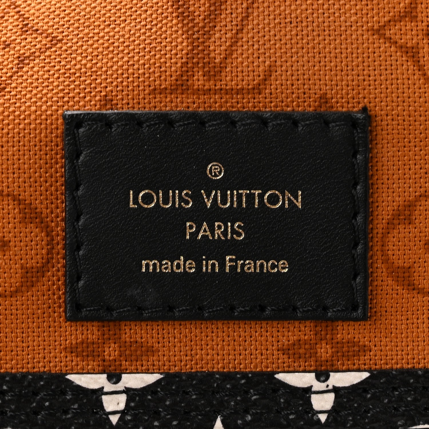 Louis Vuitton Monogram Giant Crafty Neverfull MM Creme Caramel 7 of 11