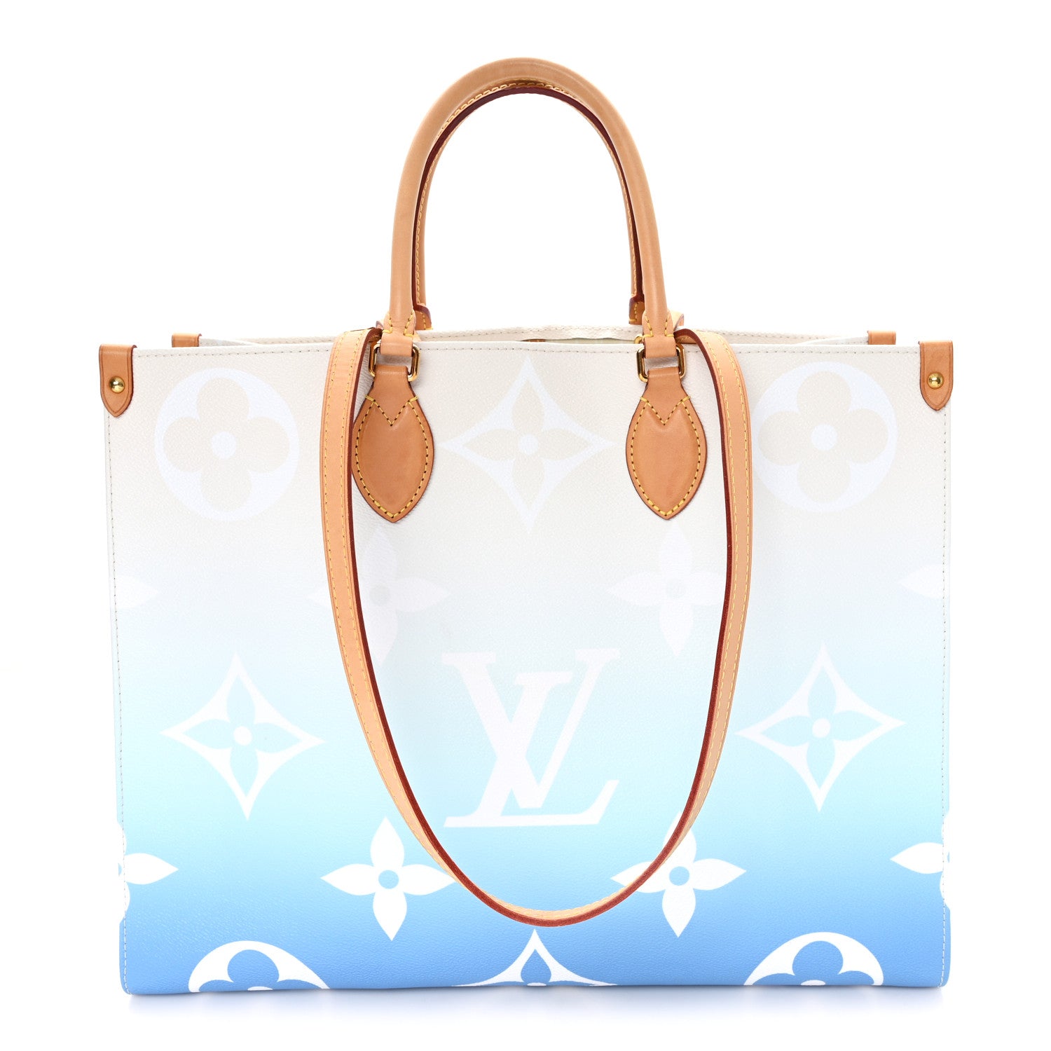 Louis Vuitton Monogram Giant By The Pool Onthego GM Blue 1 of 9