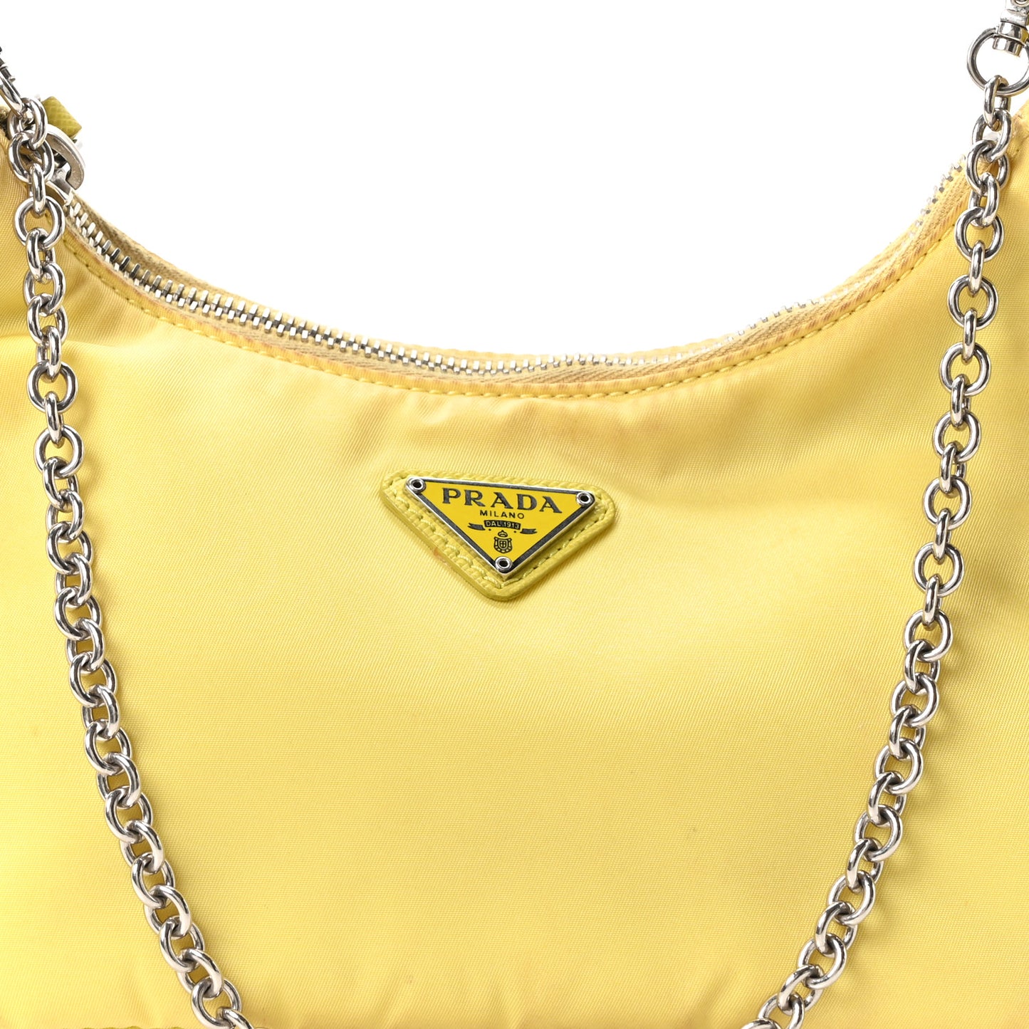 Nylon Saffiano Re-Edition 2005 Shoulder Bag Ananas