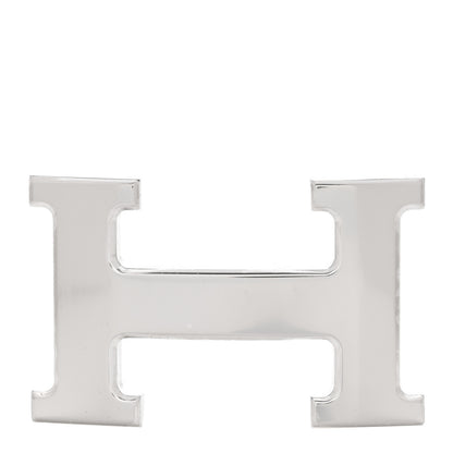 Hermes Polished Palladium 32mm H Belt Buckle Silver 1 of 5