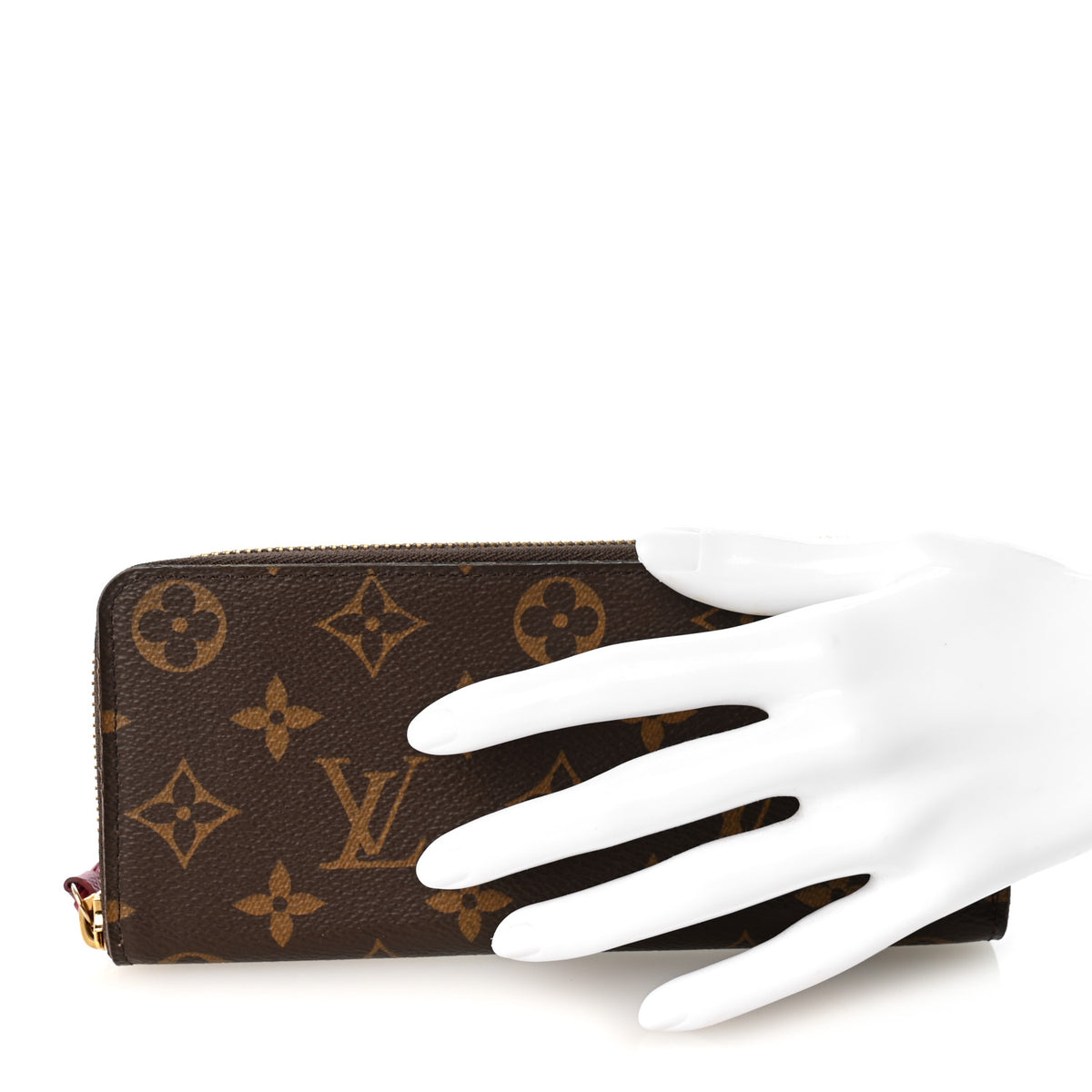 Louis Vuitton Monogram Clemence Wallet Fuchsia 2 of 8