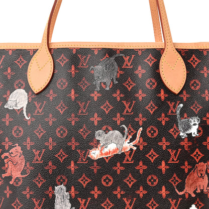 Louis Vuitton Catogram Neverfull MM Marron 7 of 9
