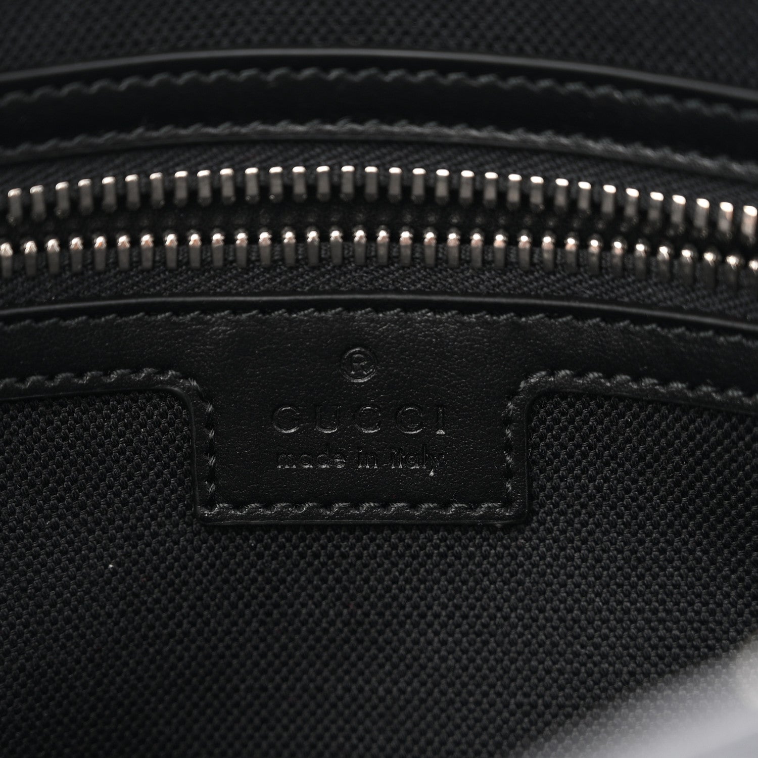 Gucci Soft GG Supreme Monogram Web Belt Bag Black Grey 6 of 10