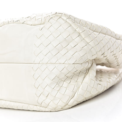 Bottega Veneta Nappa Intrecciato Medium Campana Hobo White 11 of 12