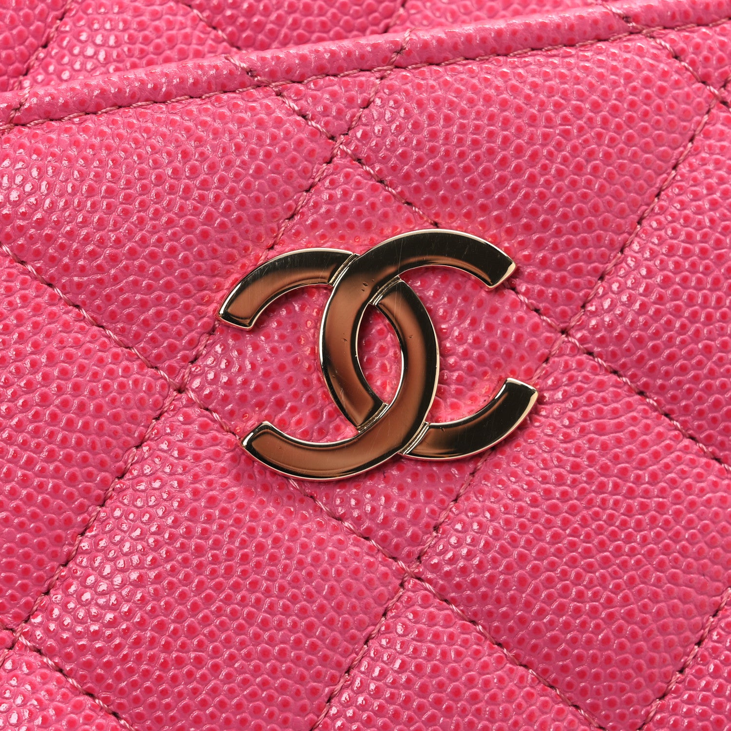 Chanel Iridescent Caviar Quilted Small Timeless Camera Case Pink 11 of 11