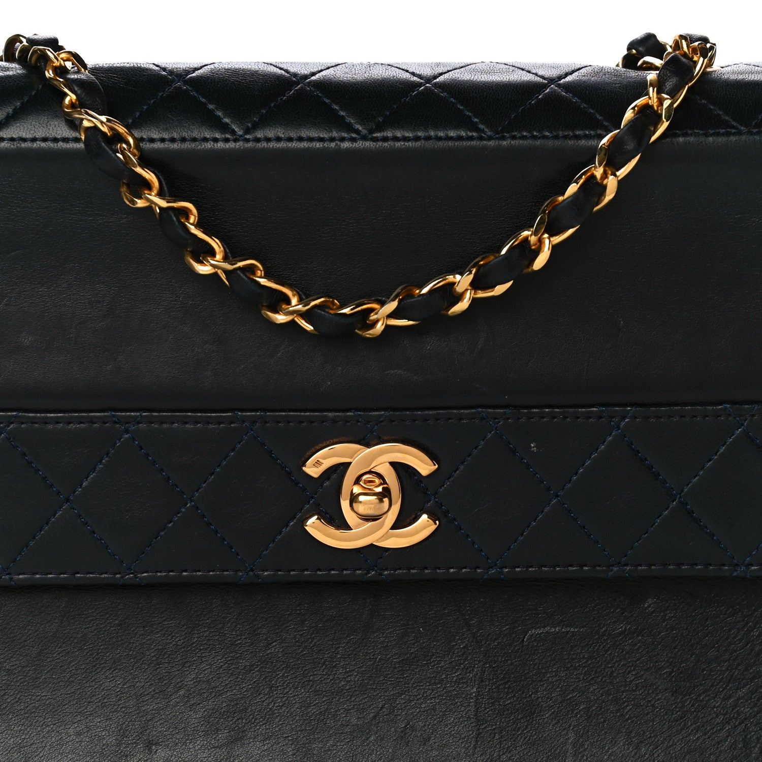 Chanel Lambskin Quilted Jumbo Single Flap Black 8 of 24