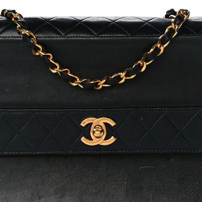 Chanel Lambskin Quilted Jumbo Single Flap Black 8 of 24
