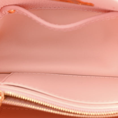 Louis Vuitton Taurillon Capucines East West Mini Rose Jasmin 5 of 11