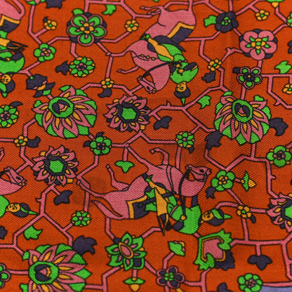 Hermes Cashmere Silk Tabriz Shawl 140 7 of 9