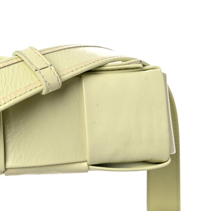 Bottega Veneta Calfskin Intrecciato Cassette Crossbody Bag Lemon Washed 11 of 11