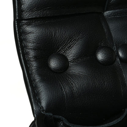 Bottega Veneta Lambskin Maxi Intreccio Padded Chain Cassette Crossbody Bag Black 8 of 12