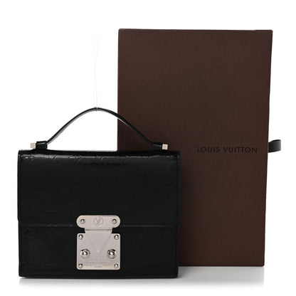 Louis Vuitton Vernis Glace Anouchka PM Wallet Black 9 of 9