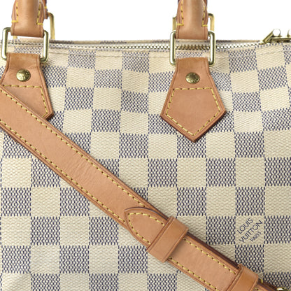 Louis Vuitton Damier Azur Speedy Bandouliere 25 10 of 10