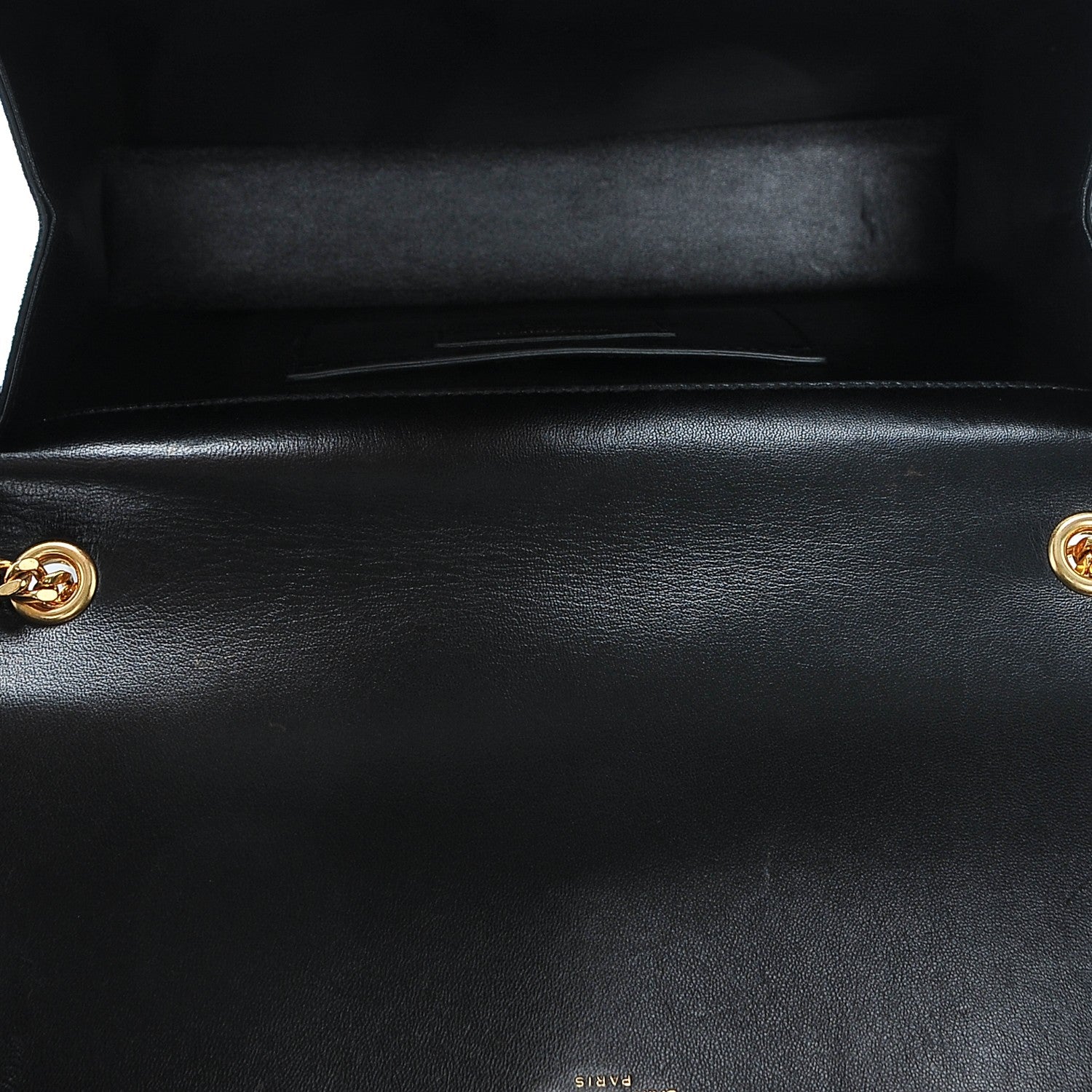 Saint Laurent Suede Medium Classic Monogram Kate Tassel Satchel Black 5 of 6