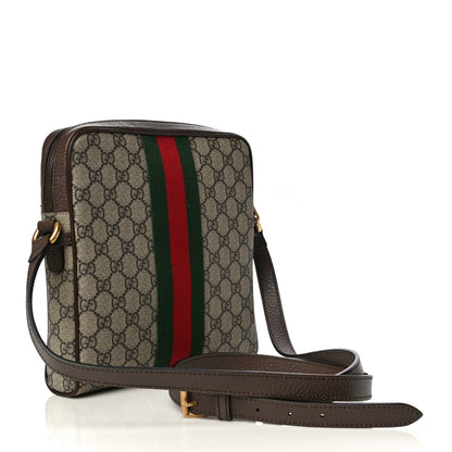 Gucci GG Supreme Monogram Web Small Ophidia Messenger Bag Brown 3 of 14