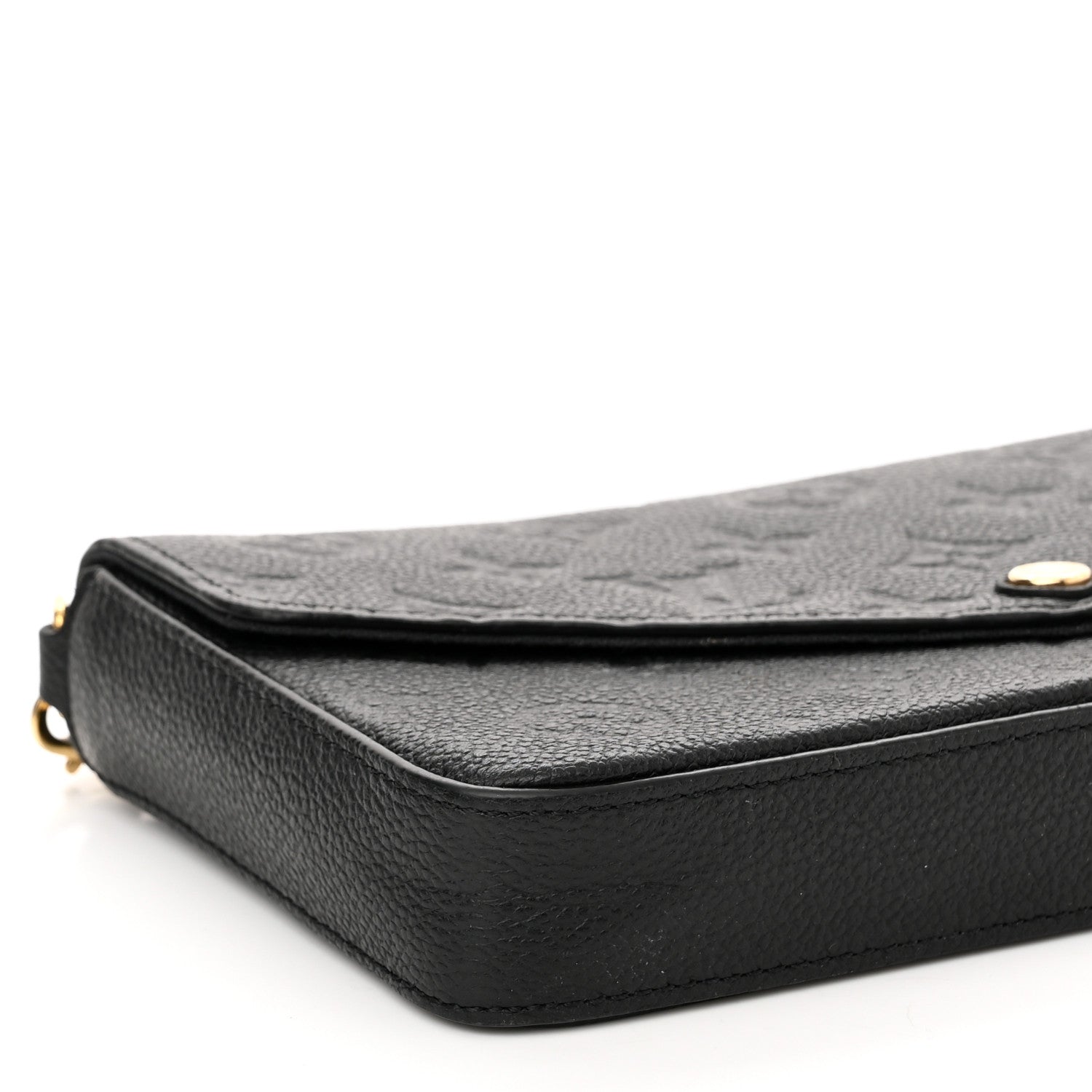Louis Vuitton Empreinte Pochette Felicie Chain Wallet Black 9 of 13