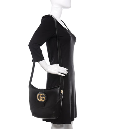 Gucci Calfskin Medium Arli Shoulder Bag Black 3 of 11