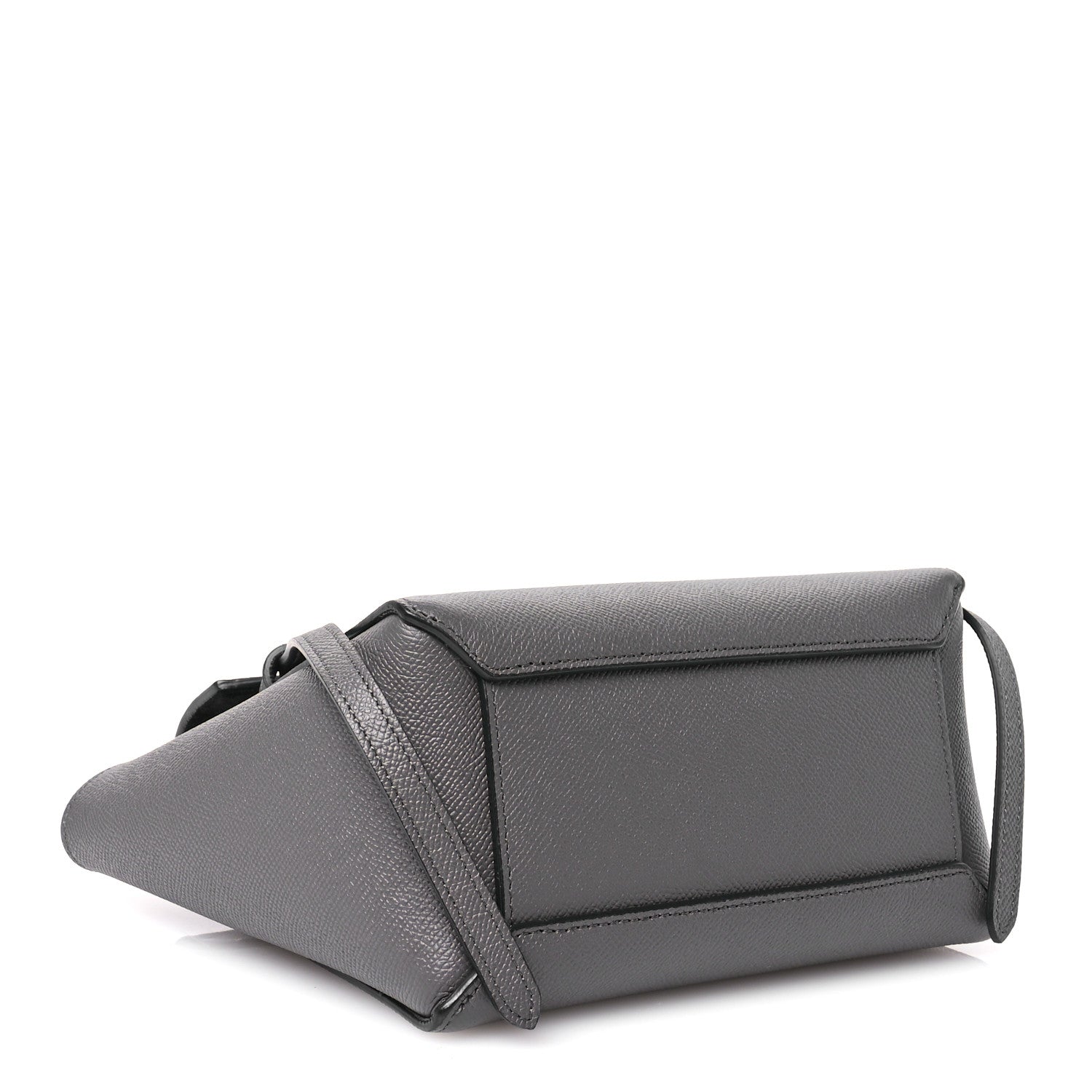 Celine Grained Calfskin Nano Belt Bag Grey 4 of 11