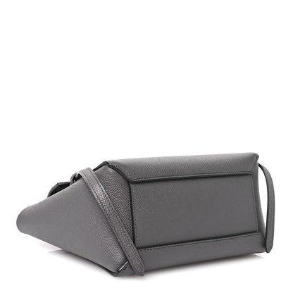 Celine Grained Calfskin Nano Belt Bag Grey 4 of 11