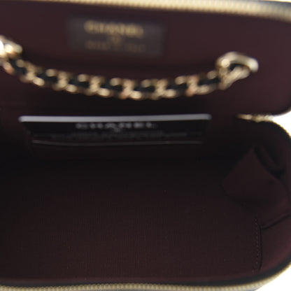 Chanel Lambskin Quilted Small Vanity Case With Chain Black 4 of 10