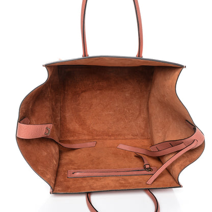 Celine Shiny Grained Calfskin Medium Phantom Luggage Terracotta 5 of 8
