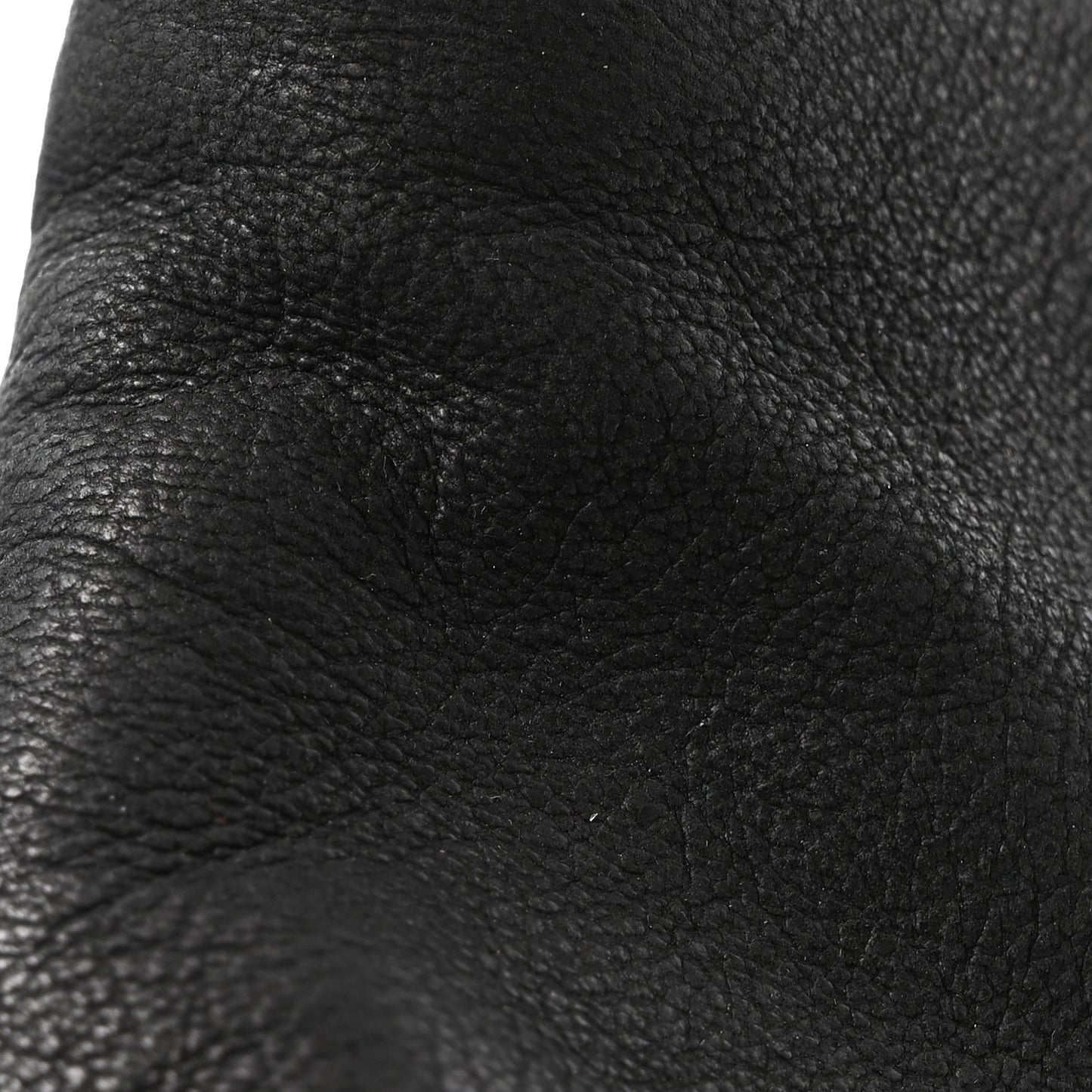 Goatskin Suede Shearling CC Short Boots 38 Black