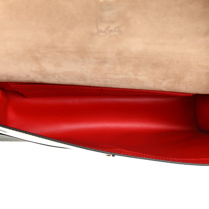 Christian Louboutin Calfskin Loubiblues Paris Clutch Bag Black Multi 4 of 19